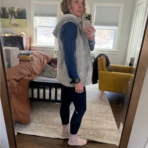 CoffeeShop Black and Grey Sweater Vest